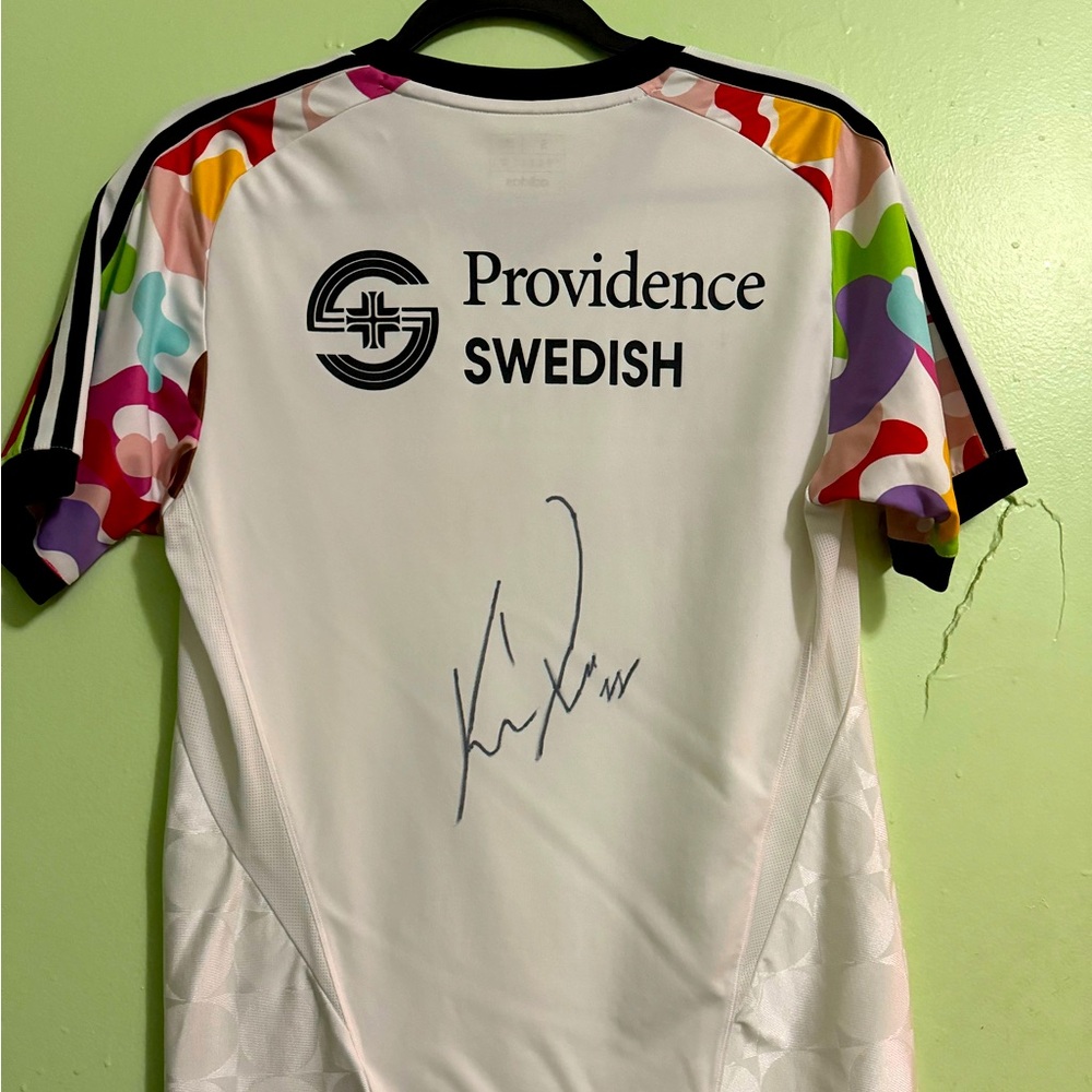 Autographed Seattle Sounders Pride Jersey